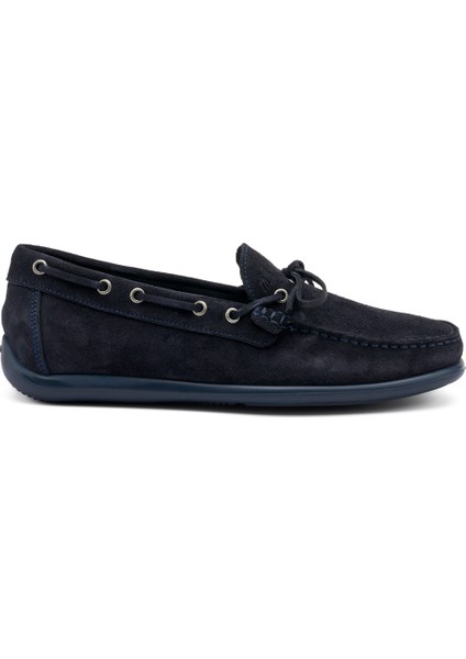 Erkek Oxford ( Klasik) 14D9 Frau Castoro Casual Suede Boat Lofers