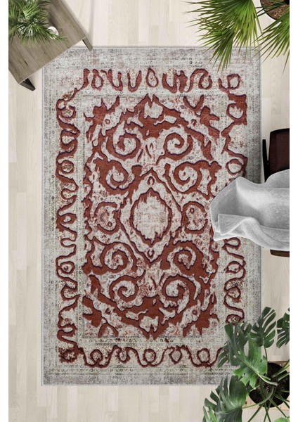 Kaymaz Taban Yıkanabilir Halı – Mutfak, Salon, Yatak Odası Için Modern Dijital Baskı Halı (SLNHALI_13)