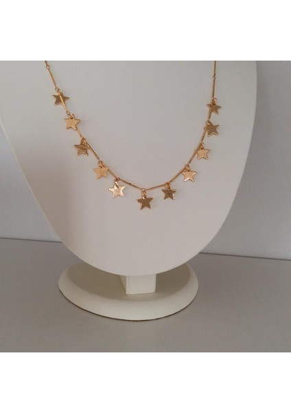 Mini Yıldızlı Kolye Altın Renk fiyatları