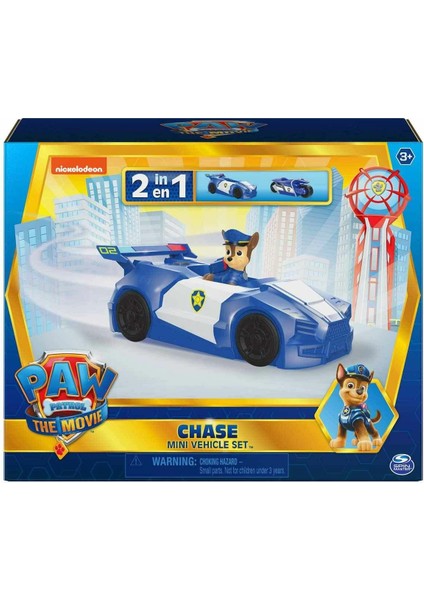 1033536 Paw Patrol Chasein Araç Seti 2SI1ARADA 1 Figür+2 Araç