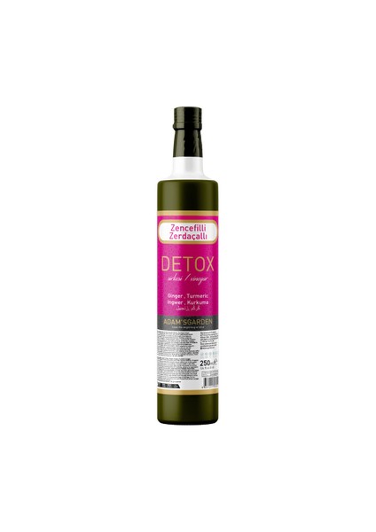 Zencefilli Zerdeçallı Detox Sirke Doğal 250 ml