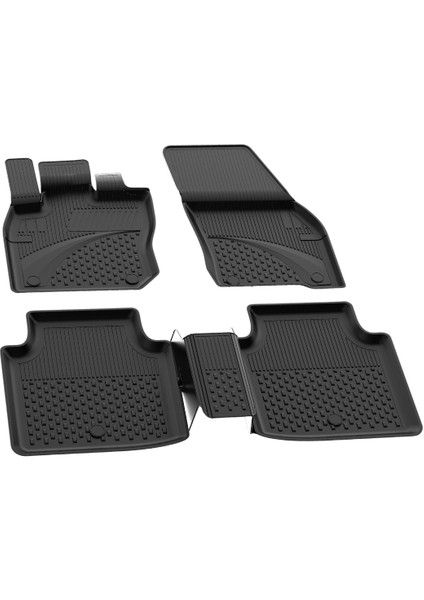 Volkswagen Tayron 2024+ Uyumlu 4.5d Premium Havuzlu Oto Paspas ve Liner Marka 3D Üst Bagaj Havuzu fırsatları