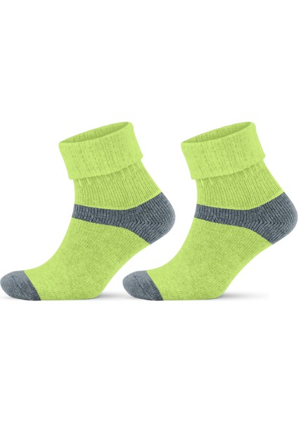 2'li Alpaka Yünlü Termal Kışlık Kadın Çorabı 2056