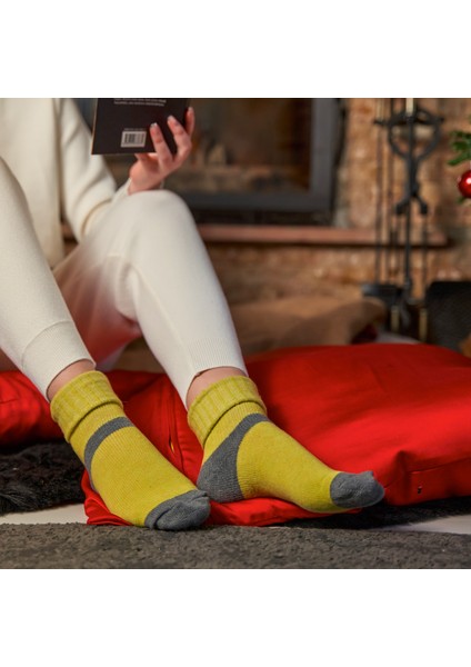 2'li Alpaka Yünlü Termal Kışlık Kadın Çorabı 2056 fiyatları