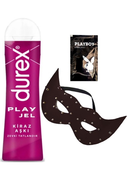 Kiraz Aşkı 50 ml Jel + Siyah Deri Göz Maskesi + Hediye