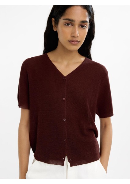 Kısa Kollu Örme Hırka fırsatları