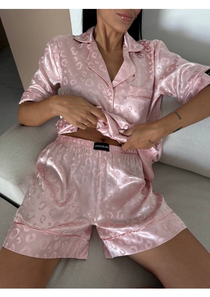 Ipek Saten Leopar Pijama Takımı fiyatları
