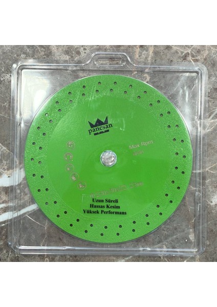 - Çok Amaçlı Yeşil Hassas Kesme Disk I ( Taş ) , Taşlama ( Porselen , Granit , Mermer ,çimstone, ,cam , Pleksiglass , Kompozit ,beton ) 230 Mm, 30 Mm, 22,23 mm modelleri