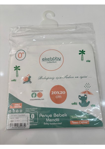 Ekebaby 10'lu Bebek Ağız Mendili