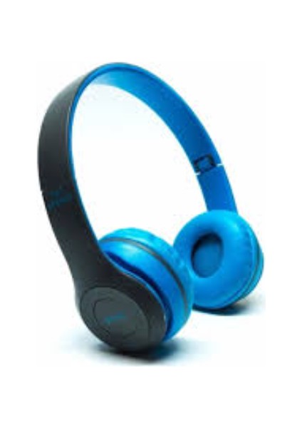 P47 Katlanabilir Bluetooth Kablosuz Kulaklık Mavi modelleri