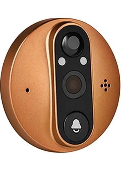 Kapı Zili Kamerası Renkli Ekran 1080P Geniş Açılı Iki Yönlü Ses Kablosuz Sistemli -QR038 fırsatları