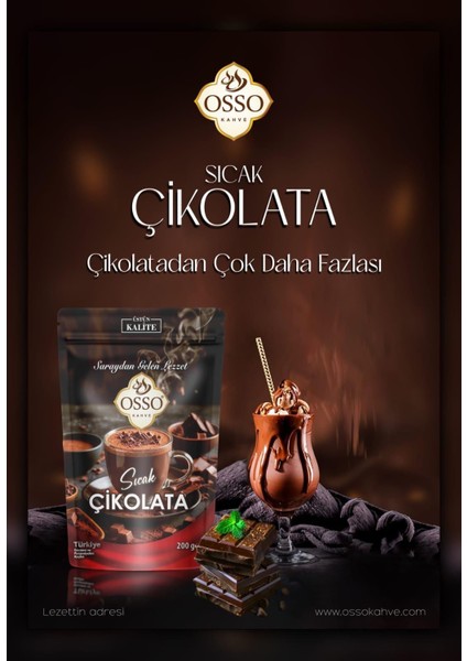 3’lü Sıcak Çikolata(3x200=600gr) fiyatları