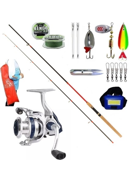 Okuma ARIA-3000A 270CM 10-35GR Remixon Red Zoom Turna Spin Olta Takımı Seti