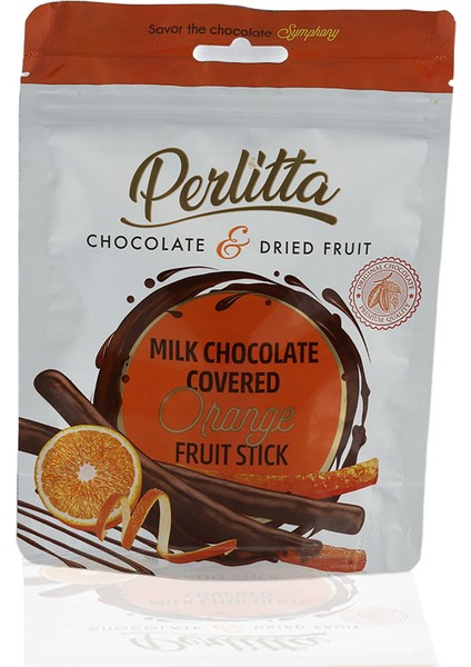 Portakallı Sütlü Çikolatalı Stick 70 Gr. (1 Paket)