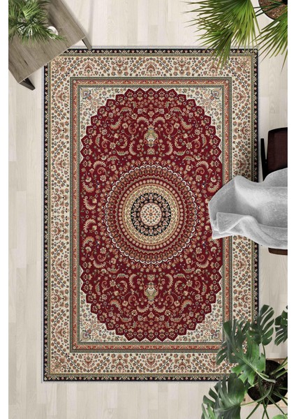 Kaymaz Taban Yıkanabilir Halı – Mutfak, Salon, Yatak Odası Için Modern Dijital Baskı Halı (SLNHALI29)