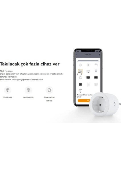 CE1P Yeni Nesil Akıllı Yönetilebilir Kablosuz Wi-Fi Priz Maksimum Yük 2500W 10A modelleri