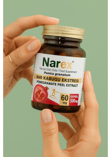 Narex 750 mg Kapsül Nar kabuğu ektresi