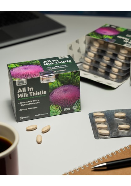 All In Milk Thistle (60 Tablet) 2'li Avantajlı Paket