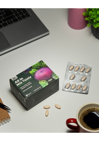 All In Milk Thistle (60 Tablet) 2'li Avantajlı Paket