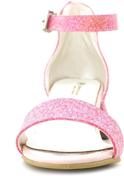 Lilo Simli Fuşya Pembe Tek Bantlı Kız Çocuk Topuklu Abiye Ayakkabı fırsatları