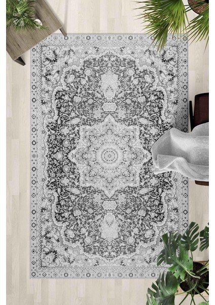 Kaymaz Taban Yıkanabilir Halı – Mutfak, Salon, Yatak Odası Için Modern Dijital Baskı Halı (SLNHALI21)
