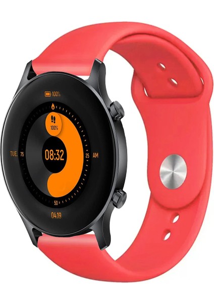Haylou Rs3 LS04 Akıllı Saat Uyumlu Yumuşak Dokulu Silikon Kordon Kayış