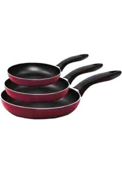 3 Boy Teflon Tava Seti Bakalit SAPLI16-20-24CM. (4767) - 1OL7284-1113