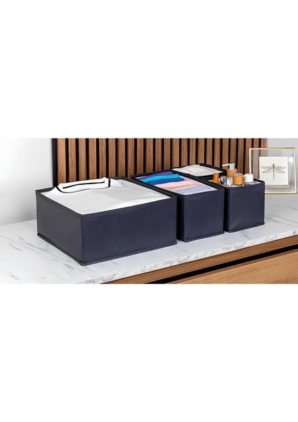 4'lü Dolap Içi ve Çekmece Içi Düzenleyici Organizer Giysi, Çorap, Iç Çamaşırı Saklama Kutu Seti fiyatları