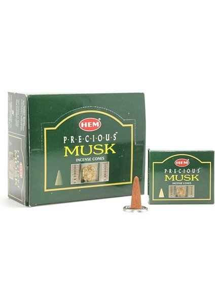 Precious Musk Aromalı Konik Tütsü