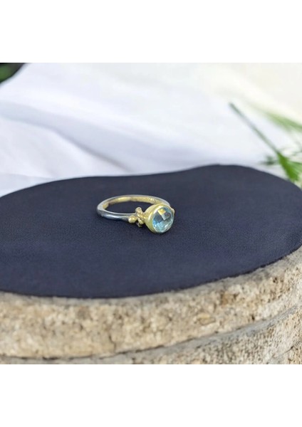 Akuamarin Gümüş Yüzük fiyatları
