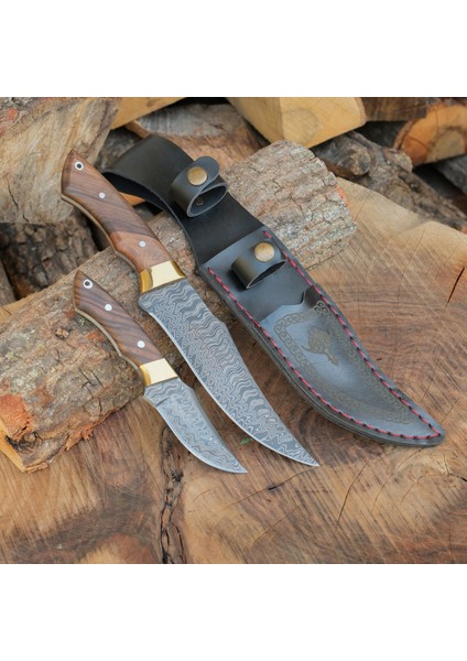 Babalı Oğul Set - Damascus Çelik - Hediye Kılıf fiyatları