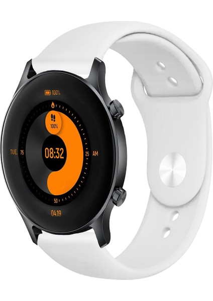 Haylou Rs3 LS04 Akıllı Saat Uyumlu Yumuşak Dokulu Silikon Kordon Kayış