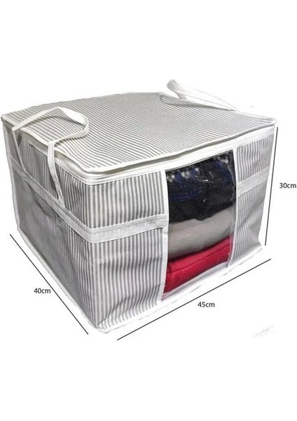 (4 Adet) Alas Pencereli Kazak Hurcu Kıyafet Düzenleyici 45 x 40 x 30 cm fırsatları