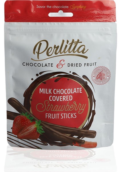 Çilekli Sütlü Çikolatalı Stick 80 Gr. (1 Paket)