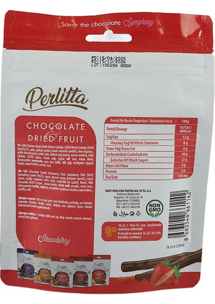 Çilekli Sütlü Çikolatalı Stick 80 Gr. (1 Paket) fiyatları