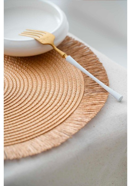 Acar 6’lı Amerikan Servisi Supla Yuvarlak Kahverengi 38 cm – ACR-286/20 fiyatları