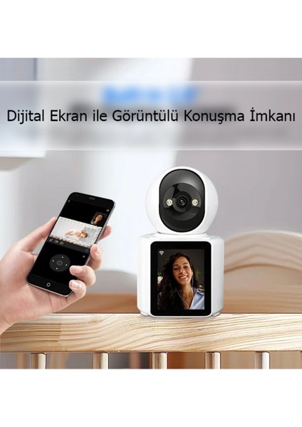 Ev Içi Mini Akıllı Kamera Sesli ve Görüntülü Konuşma Özellikli modelleri