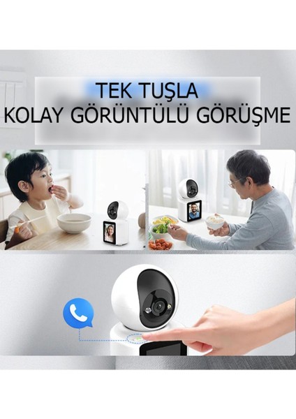 Ev Içi Mini Akıllı Kamera Sesli ve Görüntülü Konuşma Özellikli fırsatları
