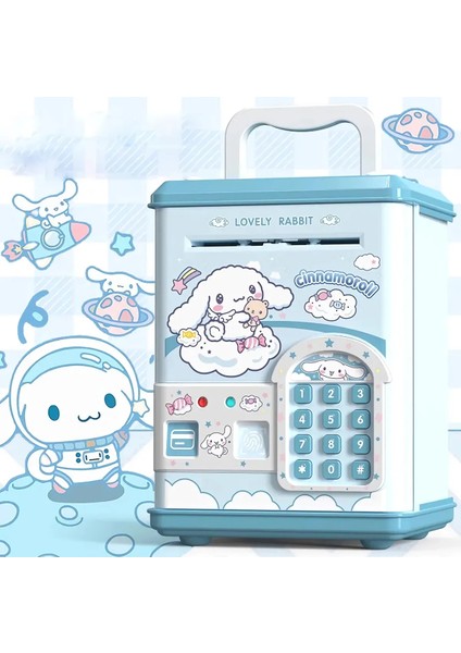 Sanrio Kawaii Kuromi Elektronik Şifreli Kumbara Atm Görünümlü Kumbara Cinnamoroll Atm Kumbara