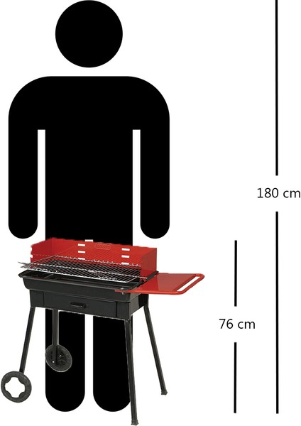 Villa Grill Büyük Mangal ( Izgara Ölçüsü : 32x53 cm ) fiyatları
