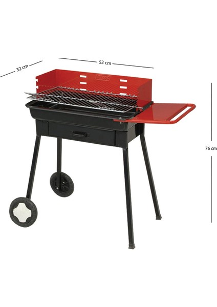 Villa Grill Büyük Mangal ( Izgara Ölçüsü : 32x53 cm ) modelleri