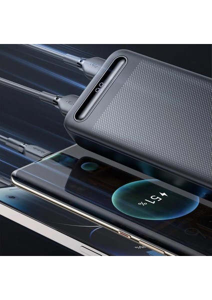 20000MAH LED Ekranlı Powerbank MC-4432 Siyah 10.5W modelleri