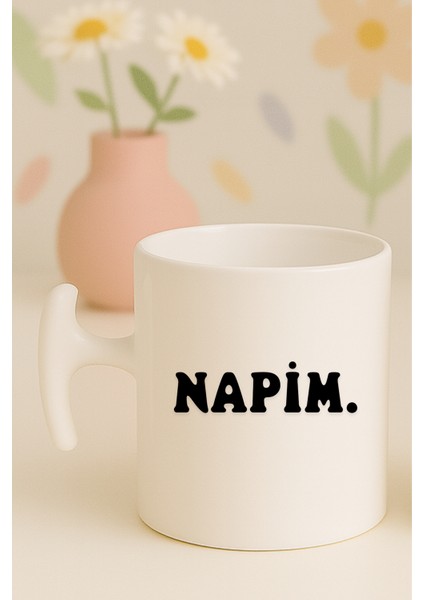 Napim Yazılı Kupa Bardak, Hammer Kulplu