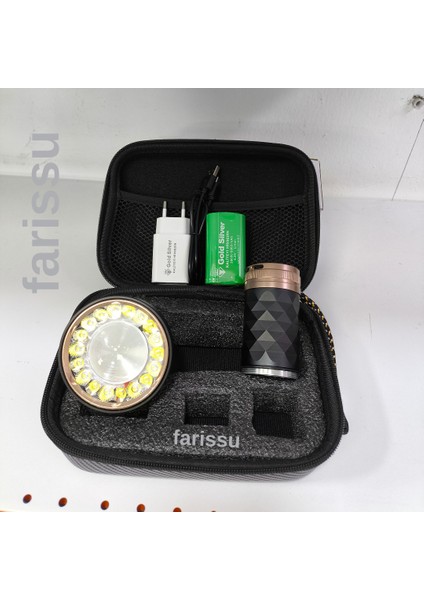 Gold Silver GS-14700 80W Şarjlı Avcı Feneri | 5000 Lümen | Alüminyum Gövde | 8000 Mah Pil indirimleri