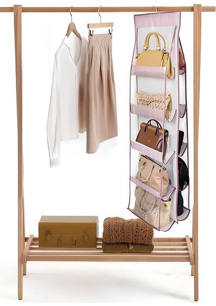 Alas Çanta Düzenleyici Çanta Askılığı Organizer 10 Lu Dolap Içi Düzenleyici 37*125 cm fiyatları