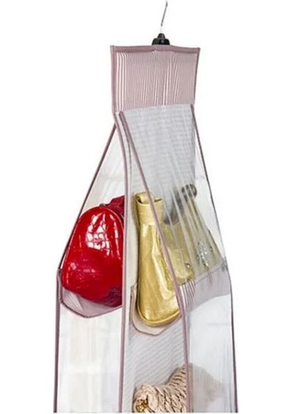 Alas Çanta Düzenleyici Çanta Askılığı Organizer 10 Lu Dolap Içi Düzenleyici 37*125 cm modelleri