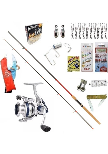 Okuma ARIA-C4000A 270CM 10-35GR Remixon Red Zoom Kıyı Spin Olta Takımı Seti