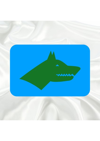 Göktürk Devleti Bayrağı Pleksi Panjur Arması I Universal Vidalı Oto Panjur Süsü I Araba Panjur Süsü