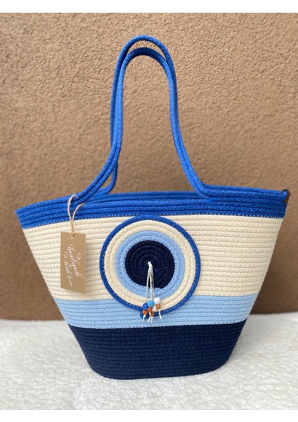 Hasır Çanta,plaj Çantası,kol Çantası Nazar Boncuğu Çanta modelleri