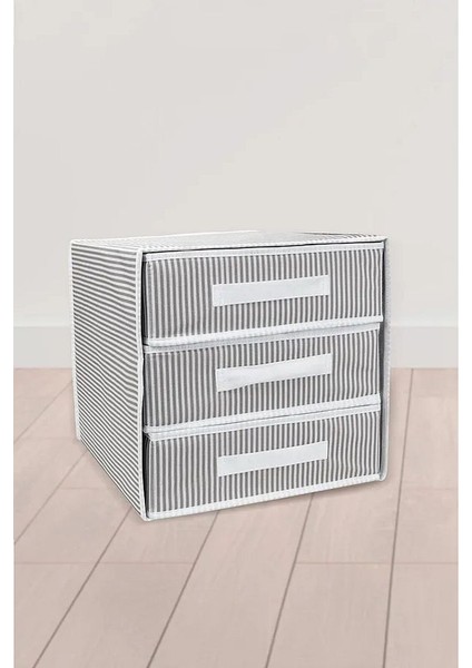 (3 Adet) Alas 3 Gözlü/bölmeli Çekmece Yeni Sezon Nano Teknoloji Kumaş 32*32*32CM fiyatları